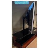 LL - Pioneer 60 Inch Plasma TV with Glass and Wood Stand