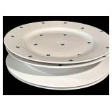 LL - Spode Home Blue Indigo Dinnerware Set with 4 Plates and 2 Bowls