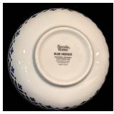 LL - Spode Home Blue Indigo Dinnerware Set with 4 Plates and 2 Bowls