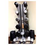 LL - Hoist Dumbbell Rack with Assorted Dumbbells and Weights