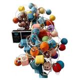 LR - Set of Colorful Lantern-Style Umbrella Light Strings with Box