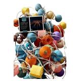 LR - Set of Colorful Lantern-Style Umbrella Light Strings with Box