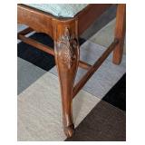 DR - Wood Dining Table with 6 Chairs and 3 Leaves