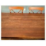 DR - Stylish Wood Dining Table with 6 Chairs