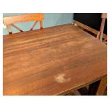 DR - Stylish Wood Dining Table with 6 Chairs