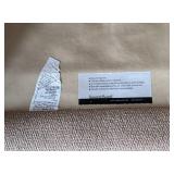 LR - Room and Board Taupe Armchair with Metal Legs