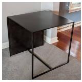 LR - Ethan Allen Black Metal Side Table
