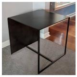 LR - Ethan Allen Black Metal Side Table