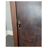 LR - Vintage Mahogany Storage Cabinet with Shelves / Vintage Mahogany Music Cabinet with Shelves