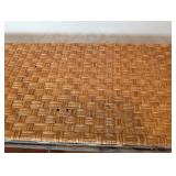 LR - Wicker Top Console Table with Metal Frame