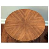 LR - Pair of Drexel Round Side Tables