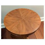LR - Pair of Drexel Round Side Tables