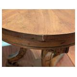 LR - Pair of Drexel Round Side Tables