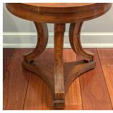 LR - Pair of Drexel Round Side Tables