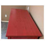 UL - Red Three-Drawer Dresser