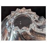 LR - Orrefors Crystal Bowl 4.5in High 7.5in Diameter