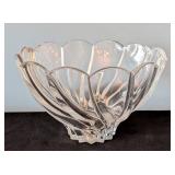 LR - Orrefors Crystal Bowl 4.5in High 7.5in Diameter