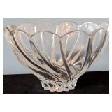 LR - Orrefors Crystal Bowl 4.5in High 7.5in Diameter