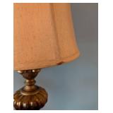 LR - Pair of 28-Inch Decorative Table Lamps with Fabric Shades