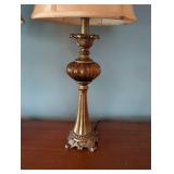 LR - Pair of 28-Inch Decorative Table Lamps with Fabric Shades