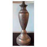 LR - Bronze Table Lamp with Shade, 26 Inch Height