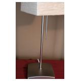 UL - Pair of 22 Inch Modern Table Lamps with Textured Shades