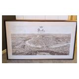UL - Framed Praha MCMXXVI City Map Print