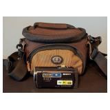LR - Sony HDR-CX150 Handycam HD Camcorder with Tamrac Carry Case