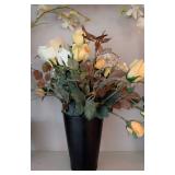 LR - Set of 6 Faux Floral Arrangements in Various Vases