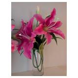 LR - Set of 6 Faux Floral Arrangements in Various Vases