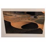 LR - Pair of Framed Landscape Prints by Janet Coleman 2003 - Braided River and Dune 45