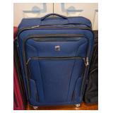 SR - Set of 3 Large Wheeled Suitcases in Burgundy, Blue, and Black