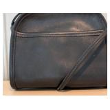 SR - Small Black Coach Leather Purse