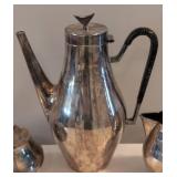 K - Vintage Reed & Barton Denmark Plated Three Piece Tea Set