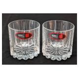 ML - Pair of Riedel Crystal Rocks Whiskey Glasses