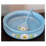 ML - Norwegian Decor Collection with Hand-Painted Plate, Trays, Candleholder, and Ceramic Pieces