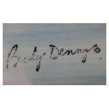 ML - Pair of Becky Denny Decorative Ceramic Plates Beach Motif