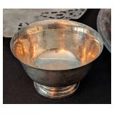 ML - Collection of Vintage Silver Plated Servingware with 13.5 Inch Tray