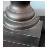 ML - Pair of Decorative Bookends with Gold Accents and Wrought Iron Design