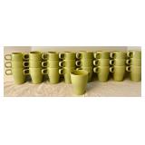 DR - Set of 25 IKEA Fargrik Lime Green Mugs