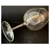 K - Set of 4 Riedel Crystal Balloon Wine Glasses, 9 Inch Tall