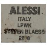 DR - Alessi Italy Metal Platter by Steven Blaess with 4 Burquest Imports Mugs