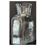 K - Lot of Glass Vases with 2004 Blenko Double Spout Pitcher