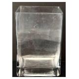 K - Lot of Glass Vases with 2004 Blenko Double Spout Pitcher