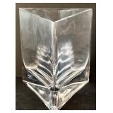 K - Lot of Glass Vases with 2004 Blenko Double Spout Pitcher