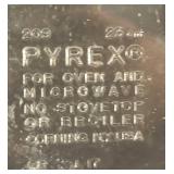 K - Set of 6 Pyrex Glass Pie Dishes Assorted Sizes up to 10 Inches