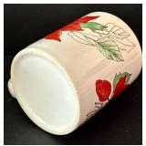 K - Set of 5 Holiday Earthenware Mugs with Festive Designs