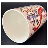 K - iittala Taika Porcelain Mug and Pier 1 Red Earthenware Bowl