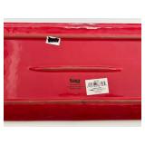 LR - 19-Inch Decorative Plastic Platter and 15x6 Inch Red TAG Ceramic Serving Platter