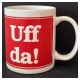 K - Set of 5 Nordic Theme Bergquist Imports Coffee Mugs